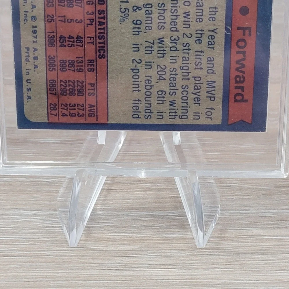 Julius Erving ABA All Stars 1973 74 First Team Autographed Basketball Card